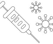 Coloriage Vaccin des virus