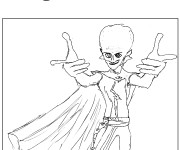 Coloriage et dessins gratuit Megamind au crayon à imprimer