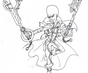 Coloriage Megamind et ses armes