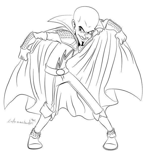 Coloriage Megamind Pour Garçon Dessin Gratuit à Imprimer