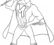 Coloriage Metro Man rigolo