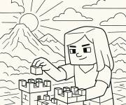Coloriage Film Minecraft pour les petits