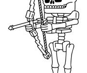 Coloriage Film Minecraft Skeleton Archer
