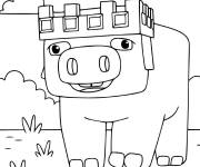 Coloriage Film Minecraft Technoblade