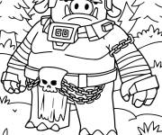 Coloriage G&eacute;n&eacute;ral Chungus dans la foret
