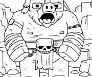 Coloriage G&eacute;n&eacute;ral Chungus dans le desert