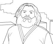 Coloriage H&eacute;ros Steve du film Minecraft