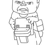Coloriage et dessins gratuit Jockey du film Minecraft à imprimer