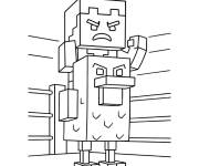 Coloriage et dessins gratuit Le jockey de poulet à imprimer