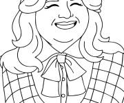 Coloriage Marlene, directrice adjointe du film Minecraft
