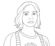 Coloriage et dessins gratuit Nathalie du ilm Minecraft à imprimer