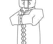 Coloriage Nitwit du film Minecraft