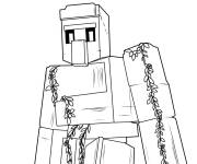 Coloriage Personnage du film Minecraft