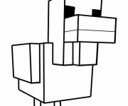 Coloriage Canard de Minecraft