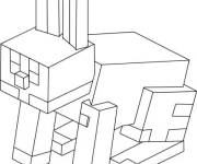 Coloriage Lapin Minecraft