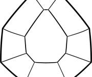 Coloriage Minecraft diamond