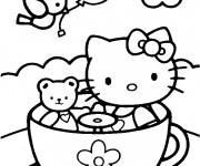 Coloriage Minou en couleur