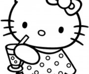 Coloriage Minou Petite Chatte