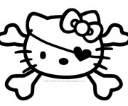 Coloriage Minou Pirate