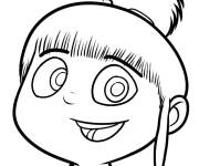 Coloriage Agn&egrave;s fille de Gru