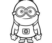 Coloriage Croquis minion personnage de Moi, Moche et M&eacute;chant