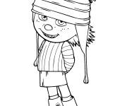 Coloriage Edith Gru de Moi, Moche et M&eacute;chant 4