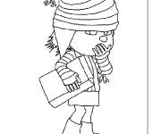 Coloriage et dessins gratuit Fille timide de Gru à imprimer