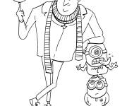 Coloriage Film d'animation de Moi, Moche et M&eacute;chant 4