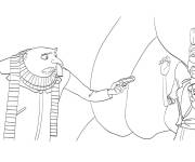 Coloriage Gru et Balthazar Bratt de Moi, Moche et M&eacute;chant
