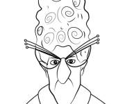 Coloriage La M&egrave;re de Gru de Moi, Moche et M&eacute;chant