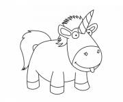 Coloriage et dessins gratuit Licorne d'Agn&egrave;s à imprimer