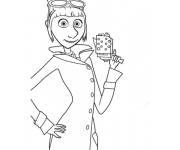 Coloriage Lucy de Moi moche et M&eacute;chant ps