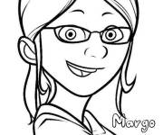 Coloriage Margot souriante de Moi, Moche et M&eacute;chant