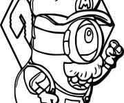Coloriage Mario minion de Moi, Moche et M&eacute;chant