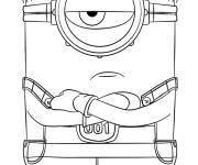 Coloriage Me le minion du film Moi, moche et m&eacute;chant 3