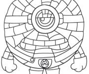 Coloriage Mega Minion Jerry de Moi, moche m&eacute;chant