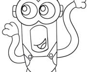 Coloriage Mega Minion Tim de Moi, Moche et M&eacute;chant