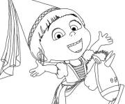 Coloriage Merry Agnes joyeuse