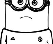 Coloriage Minion comme Cristiano Ronaldo