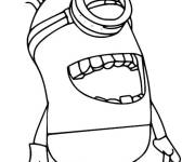 Coloriage Minion rigolo