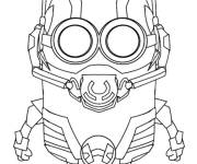Coloriage Minion robot en maternelle