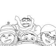 Coloriage Moi, Moche et M&eacute;chant en vecteur