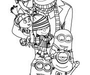 Coloriage Personnages de Moi moche et m&eacute;chant