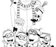 Coloriage Personnages droles de Moi, Moche et M&eacute;chant