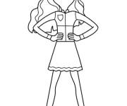 Coloriage Poppy Prescott de Moi, moche et m&eacute;chant
