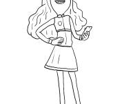 Coloriage Poppy Prescott facile