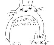 Coloriage Image de Mon voisin Totoro
