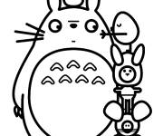 Coloriage Totoro adorable