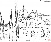 Coloriage Monet Peinture magique