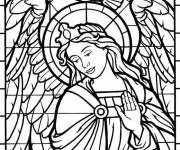 Coloriage D&eacute;coration Mosaique en &eacute;glise
